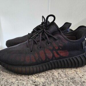 adidas Yeezy Boost 350 V2 Black Mono Cinder GX3791 Size 13 Great Condition